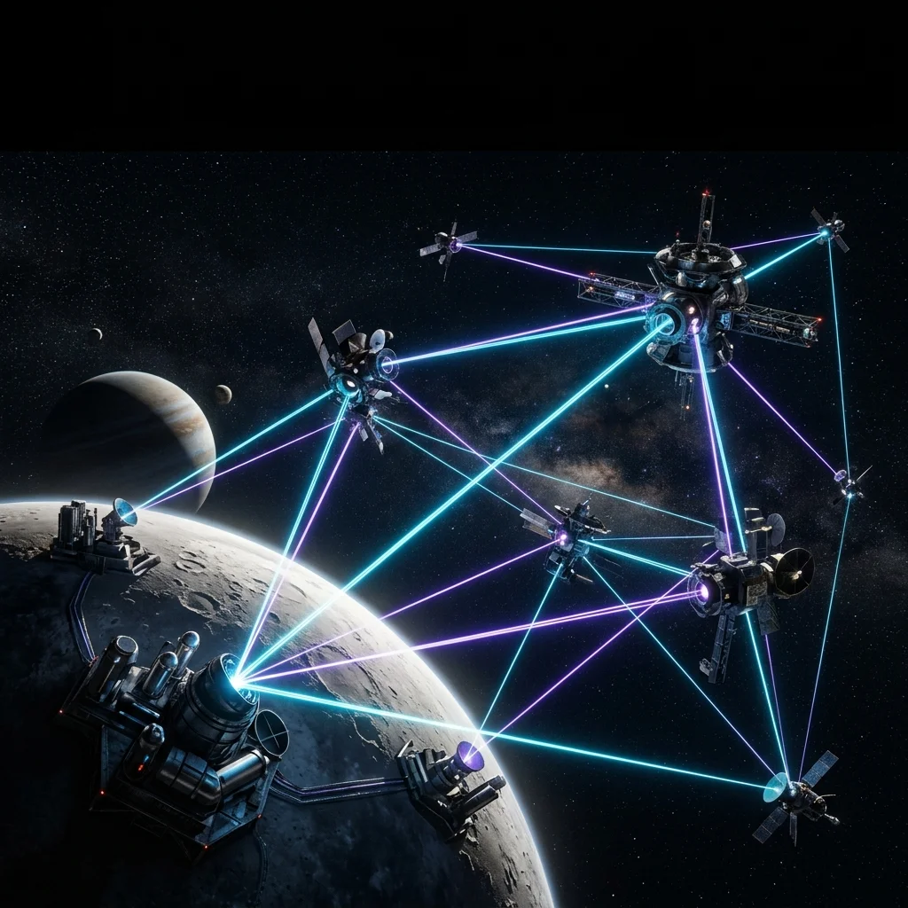 Cinematic visualization for Macroscopic Quantum Entanglement Routing