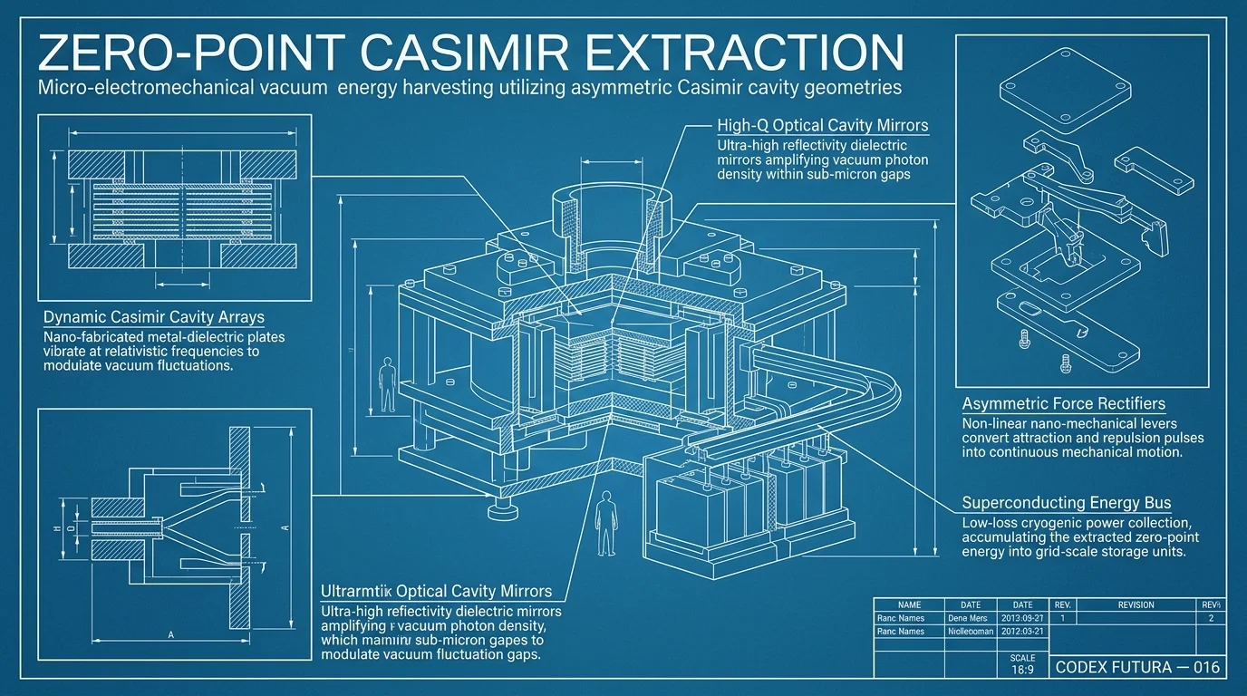 Blueprint visualization for Zero-Point Casimir Extraction