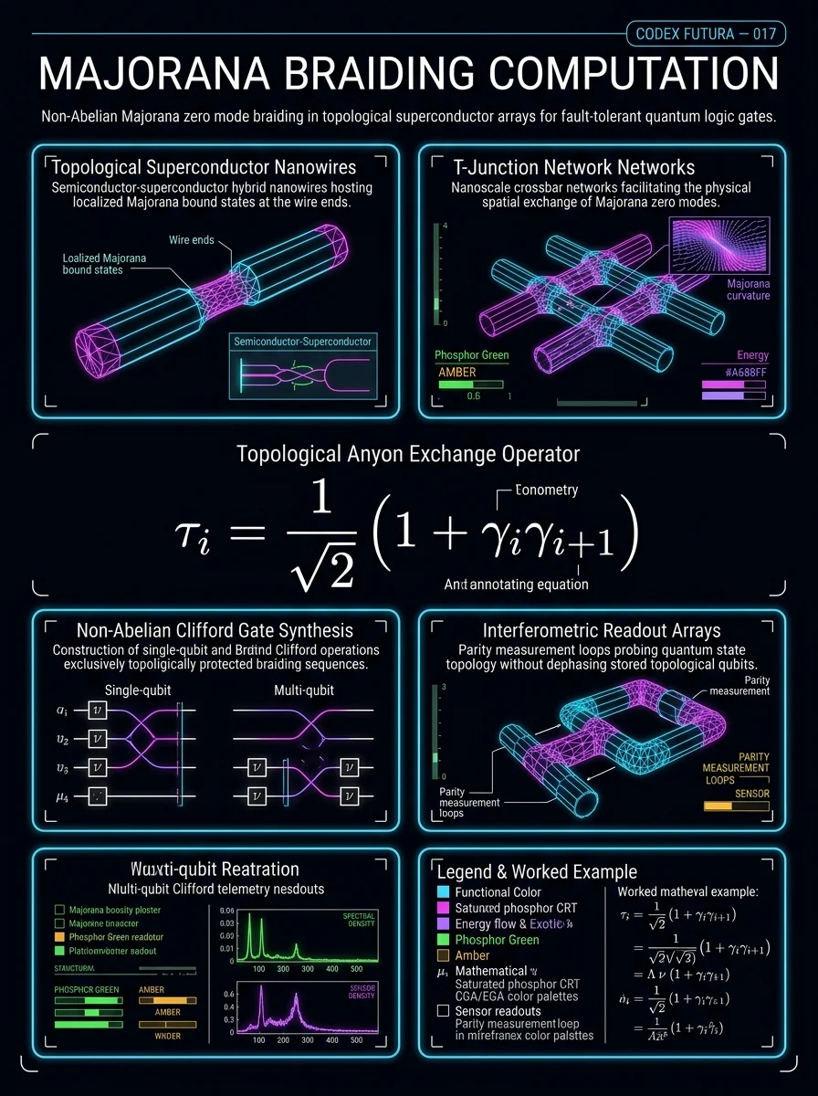Technical visualization for Majorana Braiding Computation